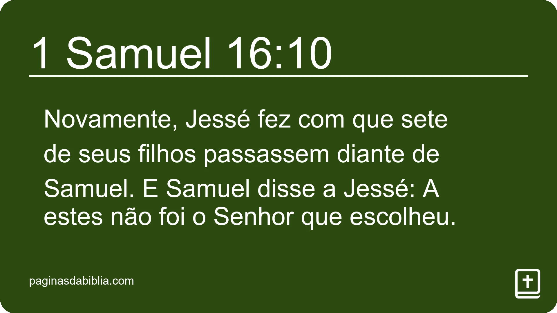 1 Samuel 16:10