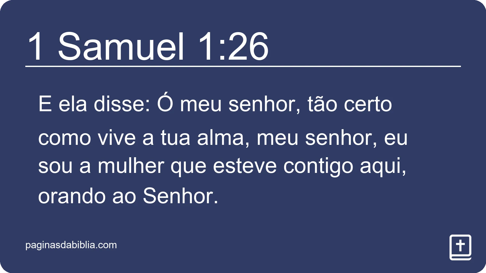 1 Samuel 1:26