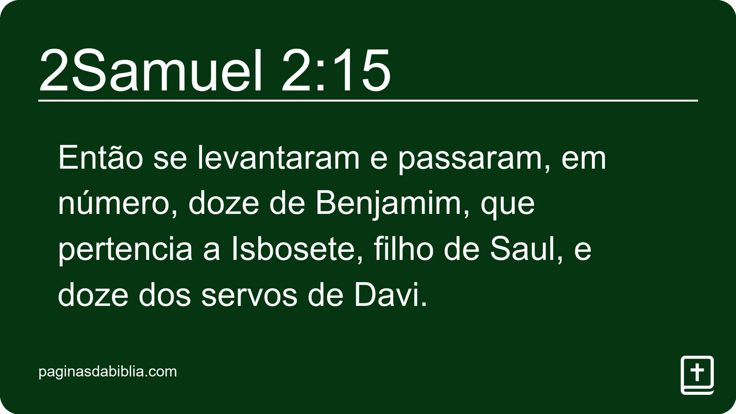 2Samuel 2:15