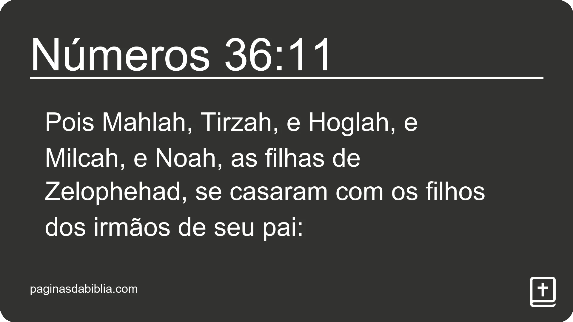 Números 36:11