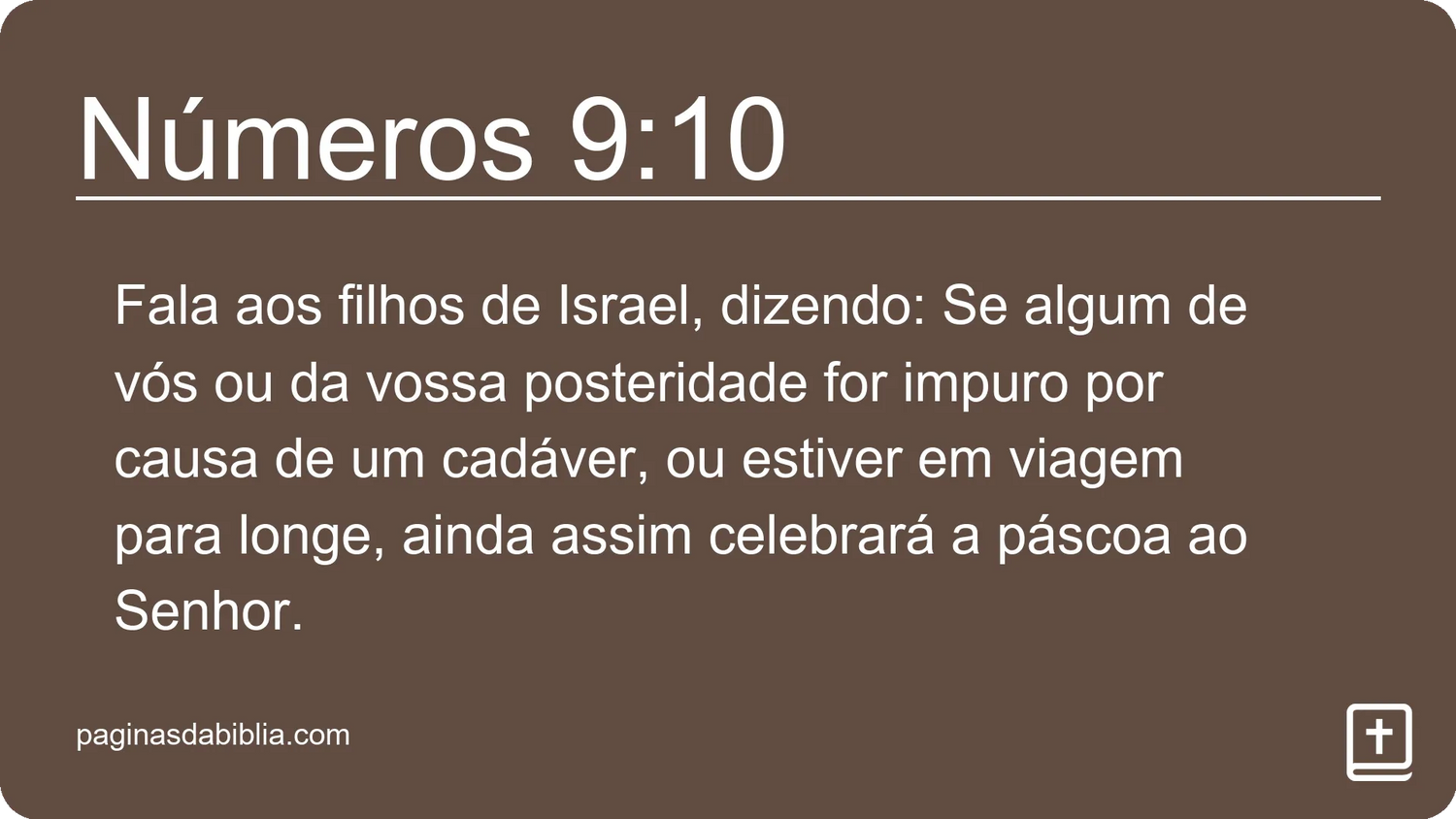 Números 9:10