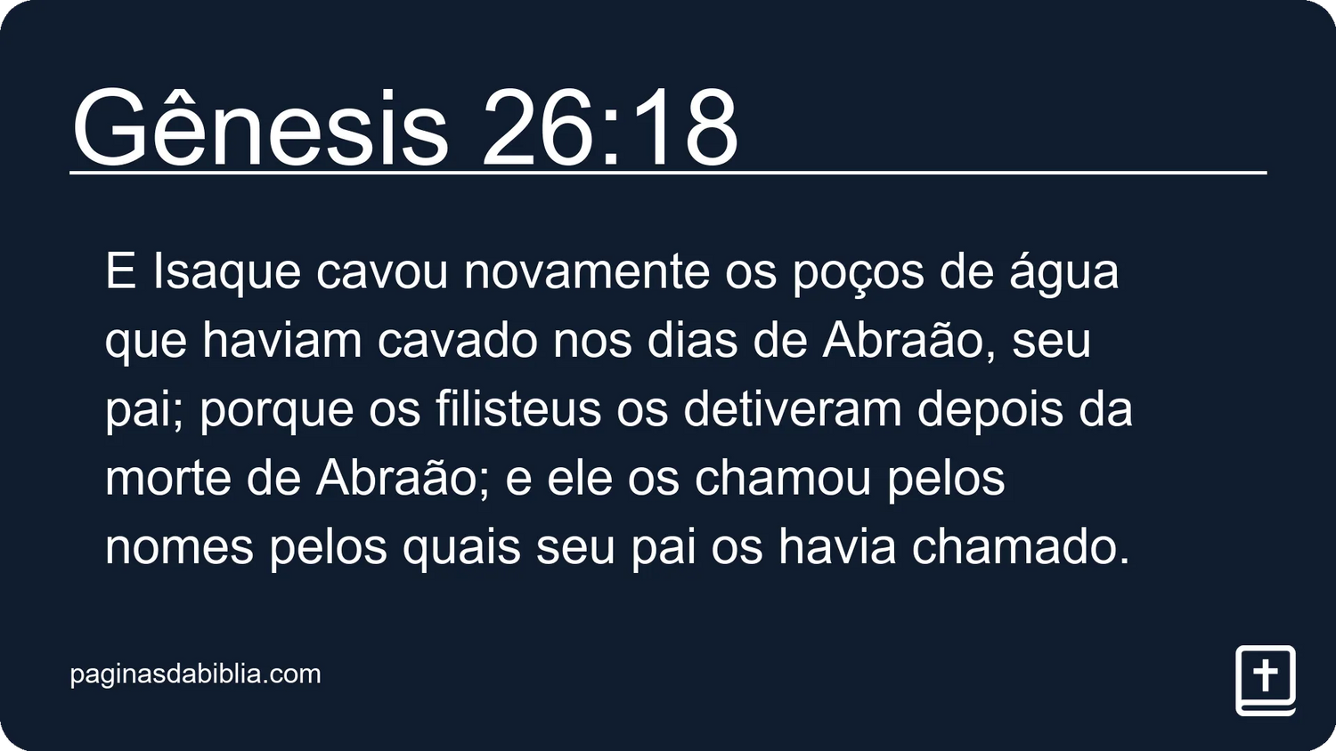 Gênesis 26:18