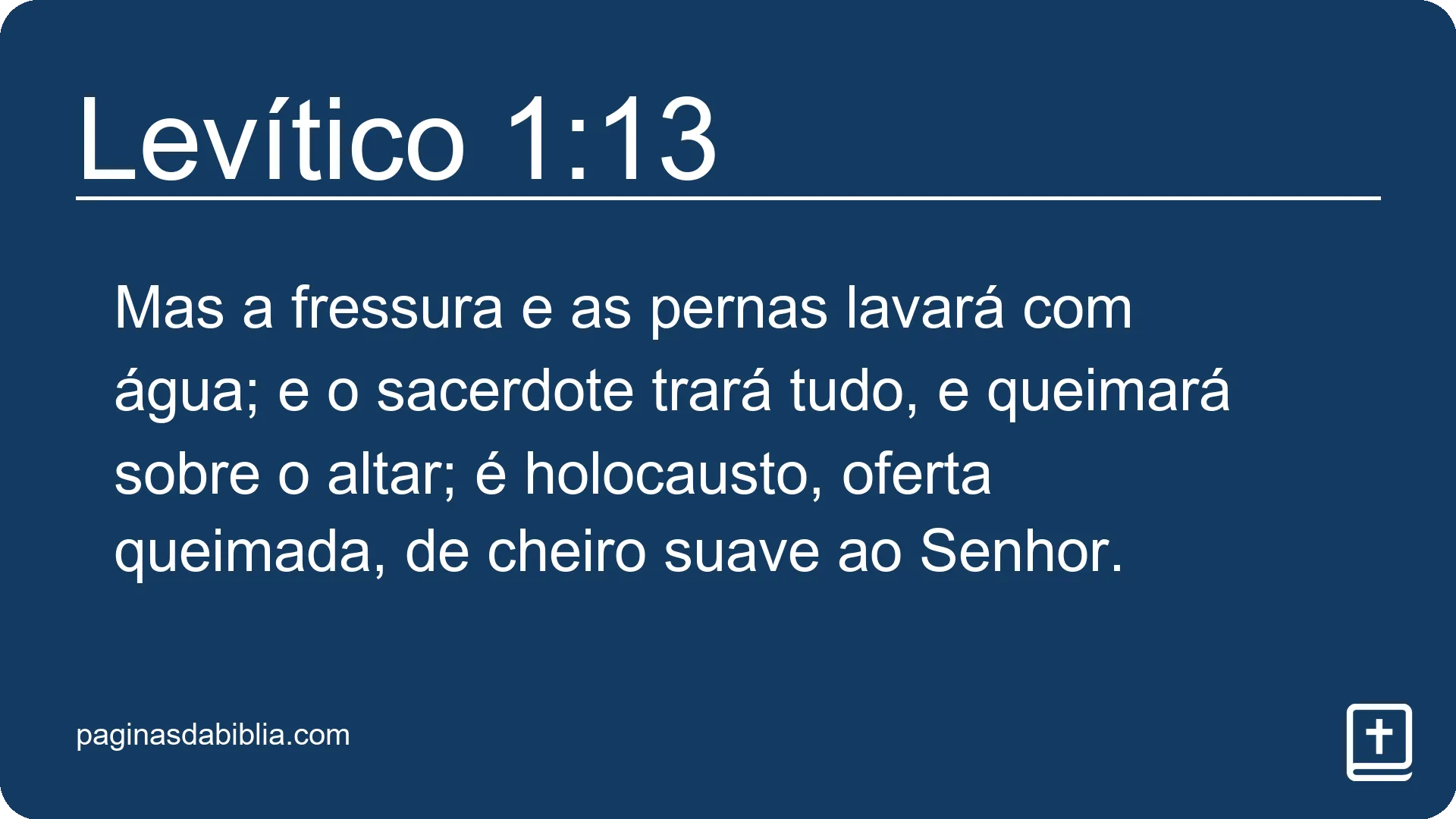 Levítico 1:13