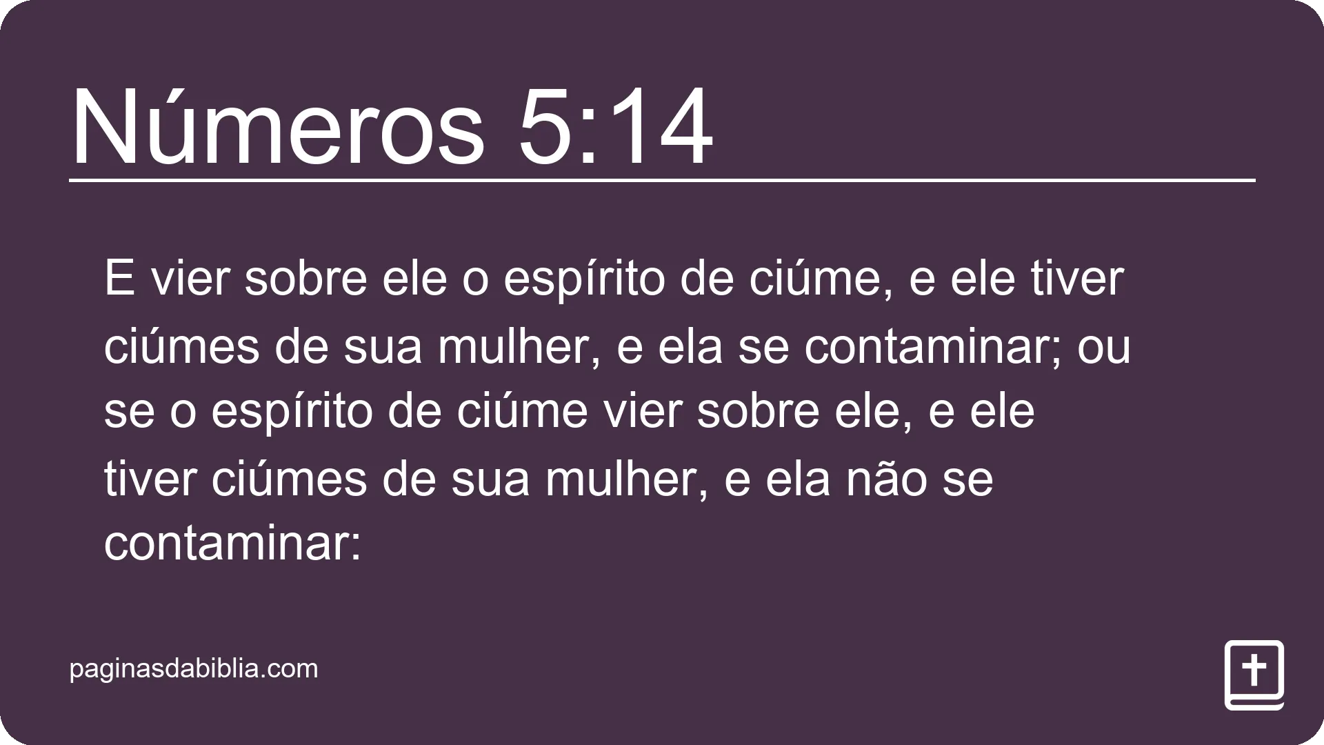 Números 5:14