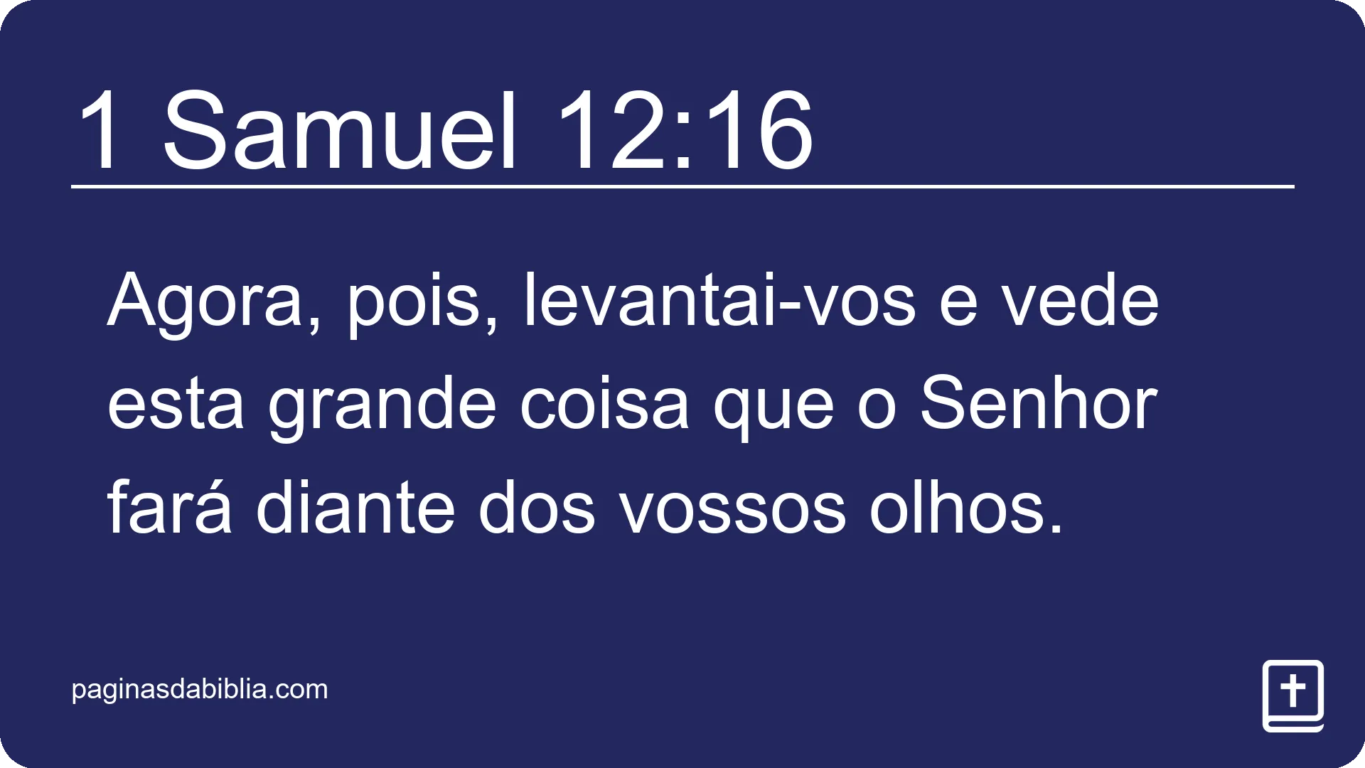 1 Samuel 12:16