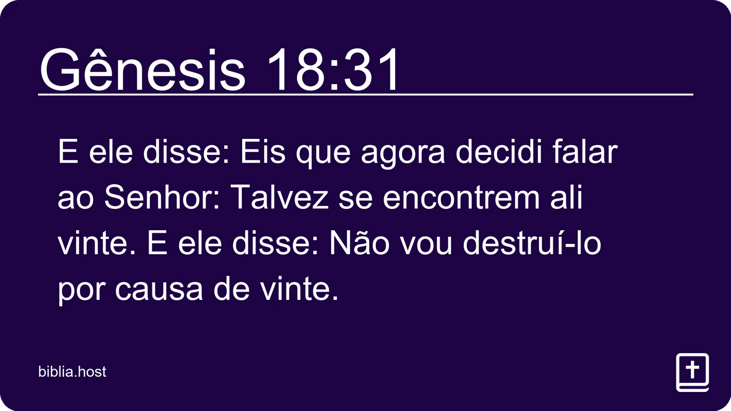 Gênesis 18:31