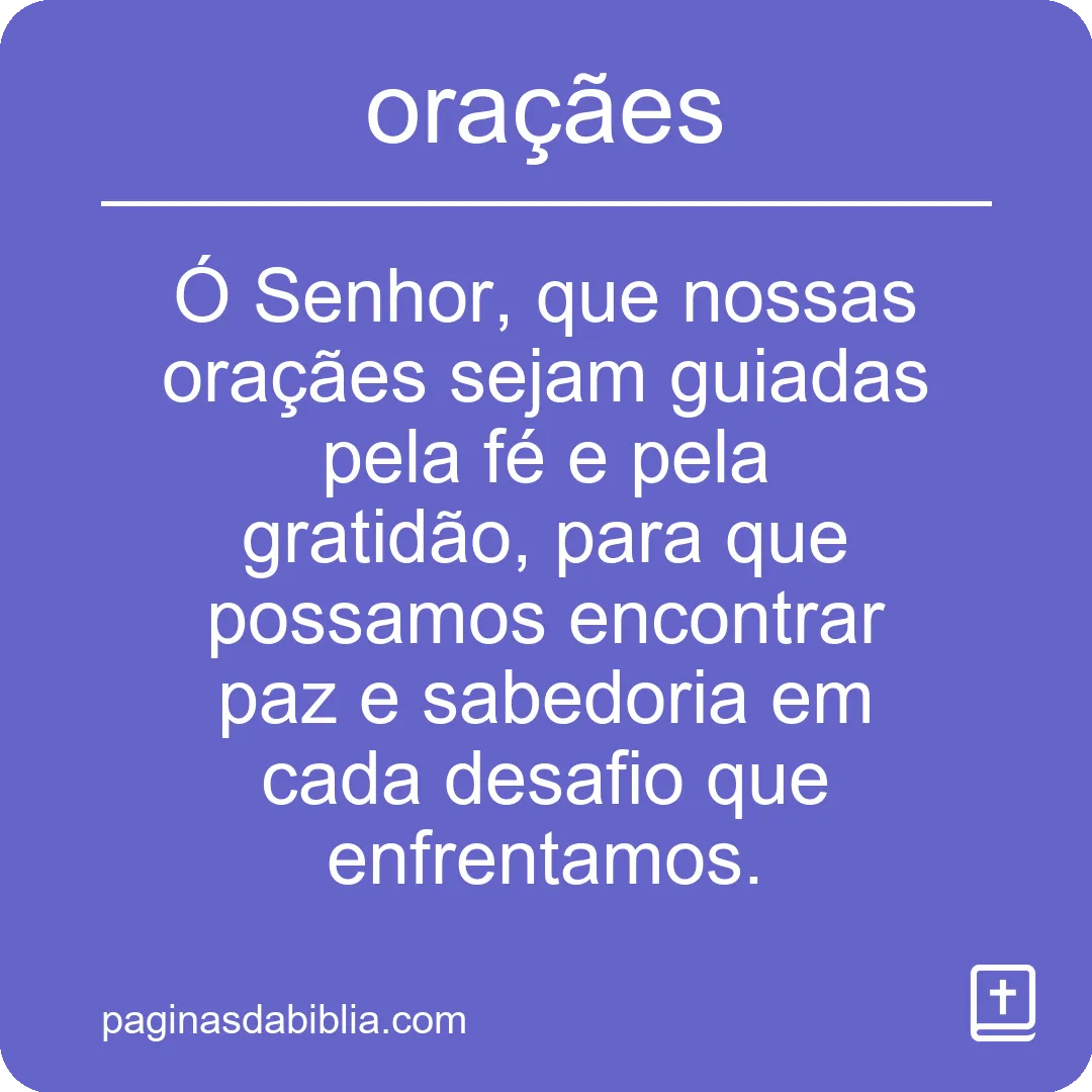 oraçães