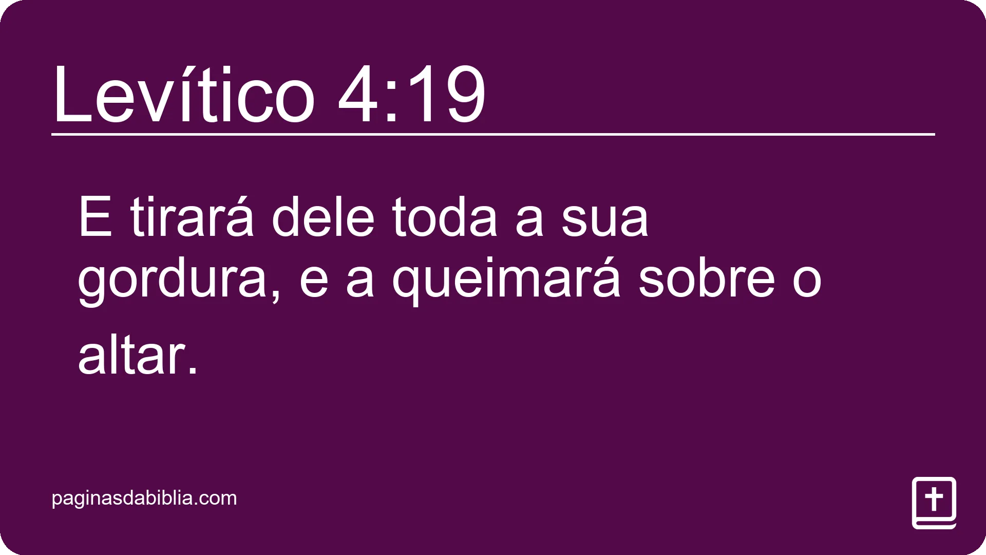 Levítico 4:19