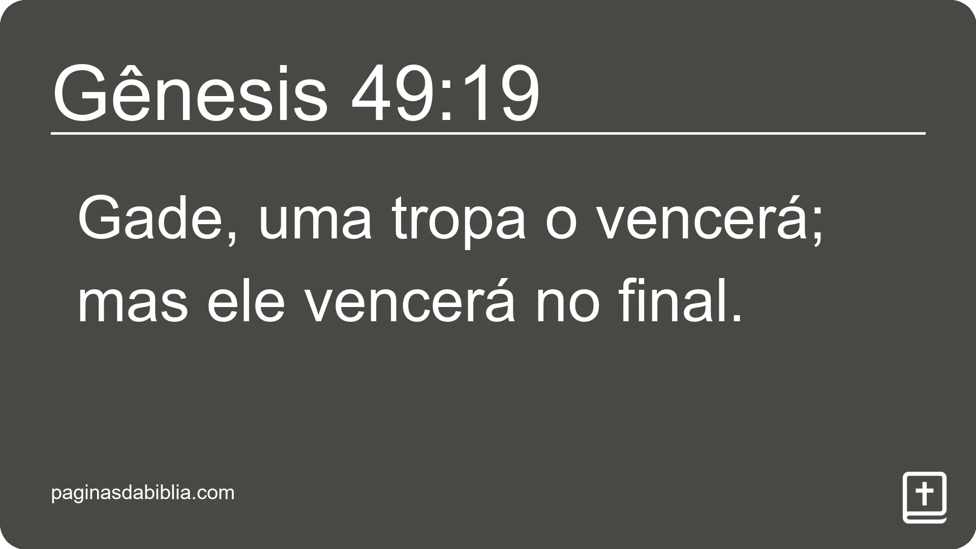 Gênesis 49:19