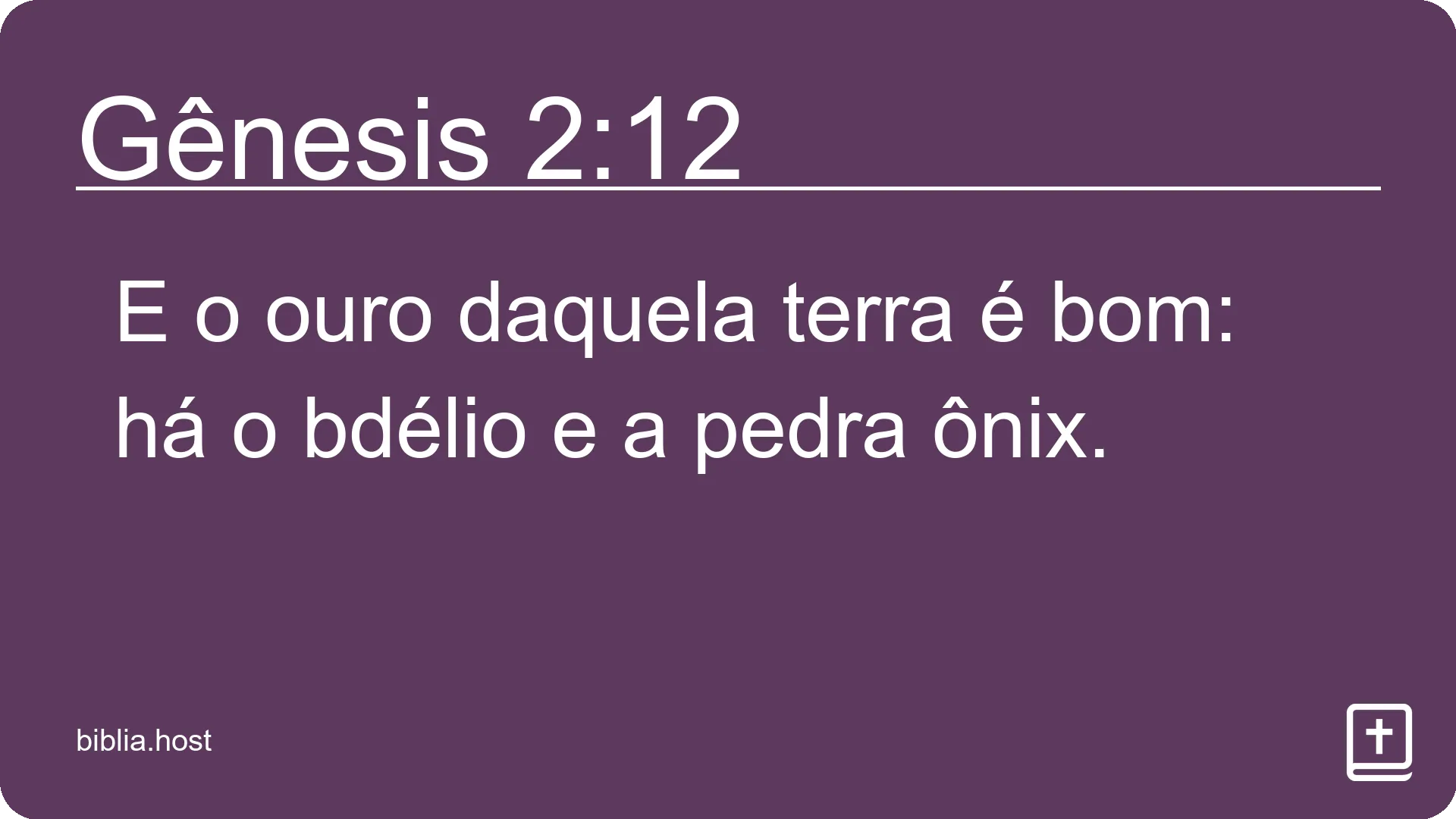 Gênesis 2:12