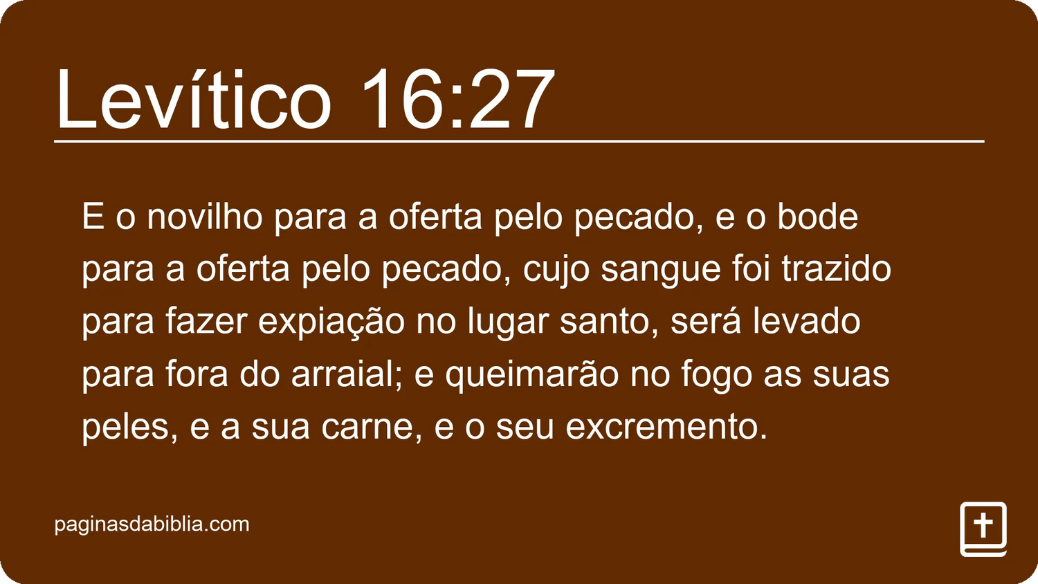 Levítico 16:27