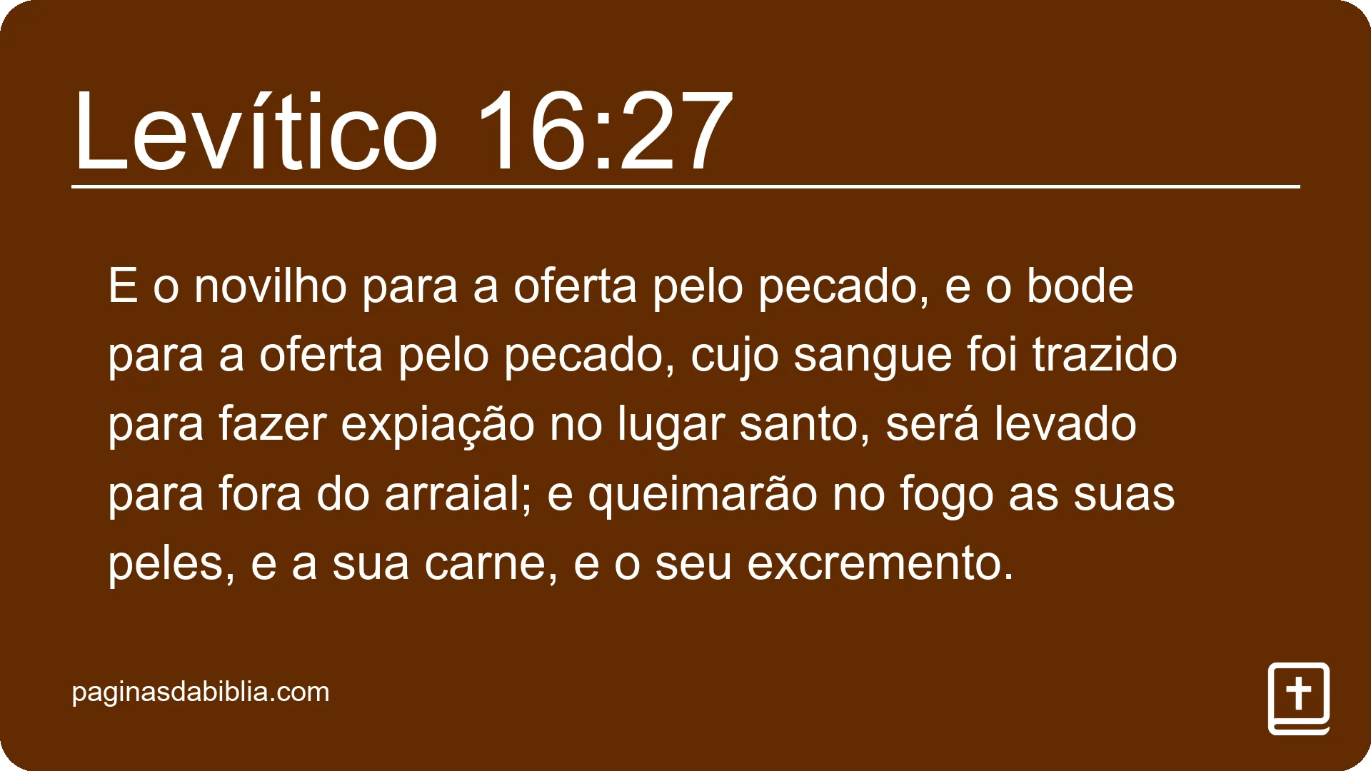 Levítico 16:27