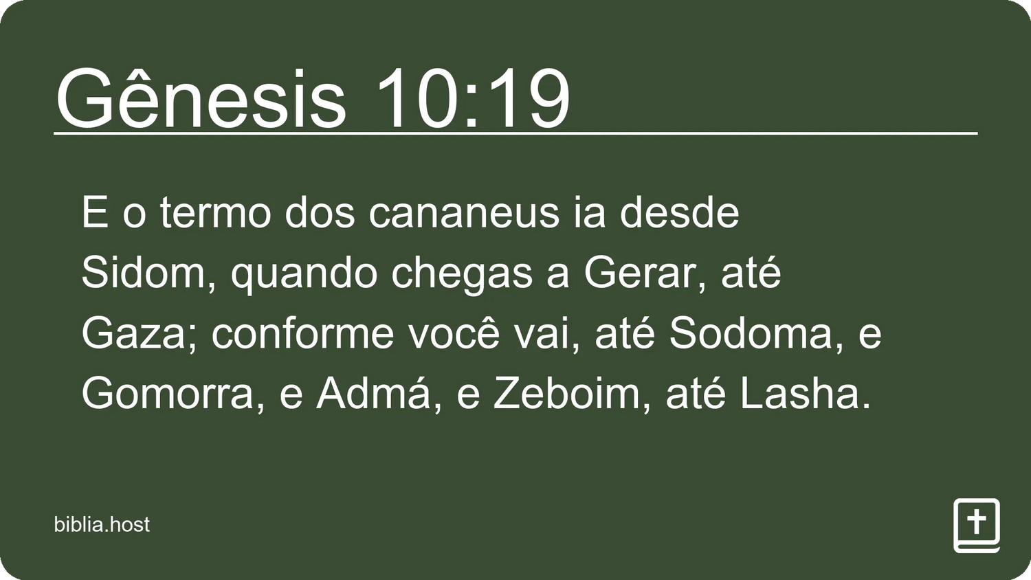 Gênesis 10:19