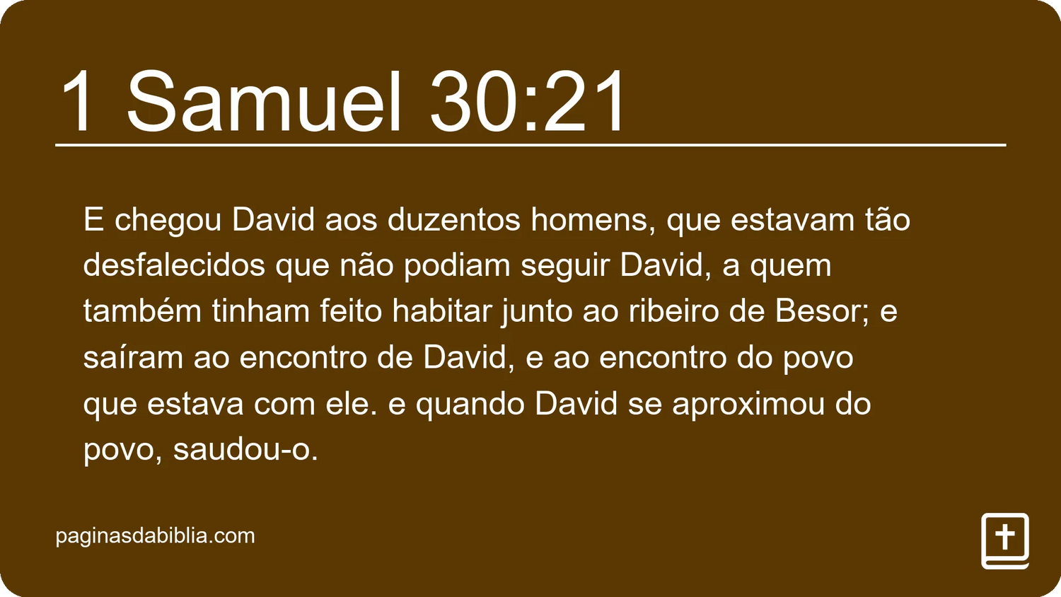 1 Samuel 30:21