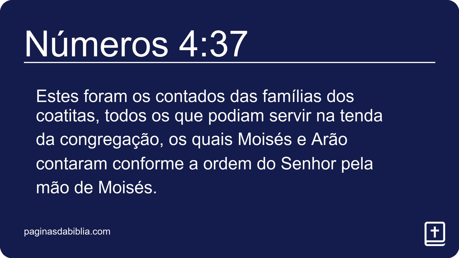 Números 4:37