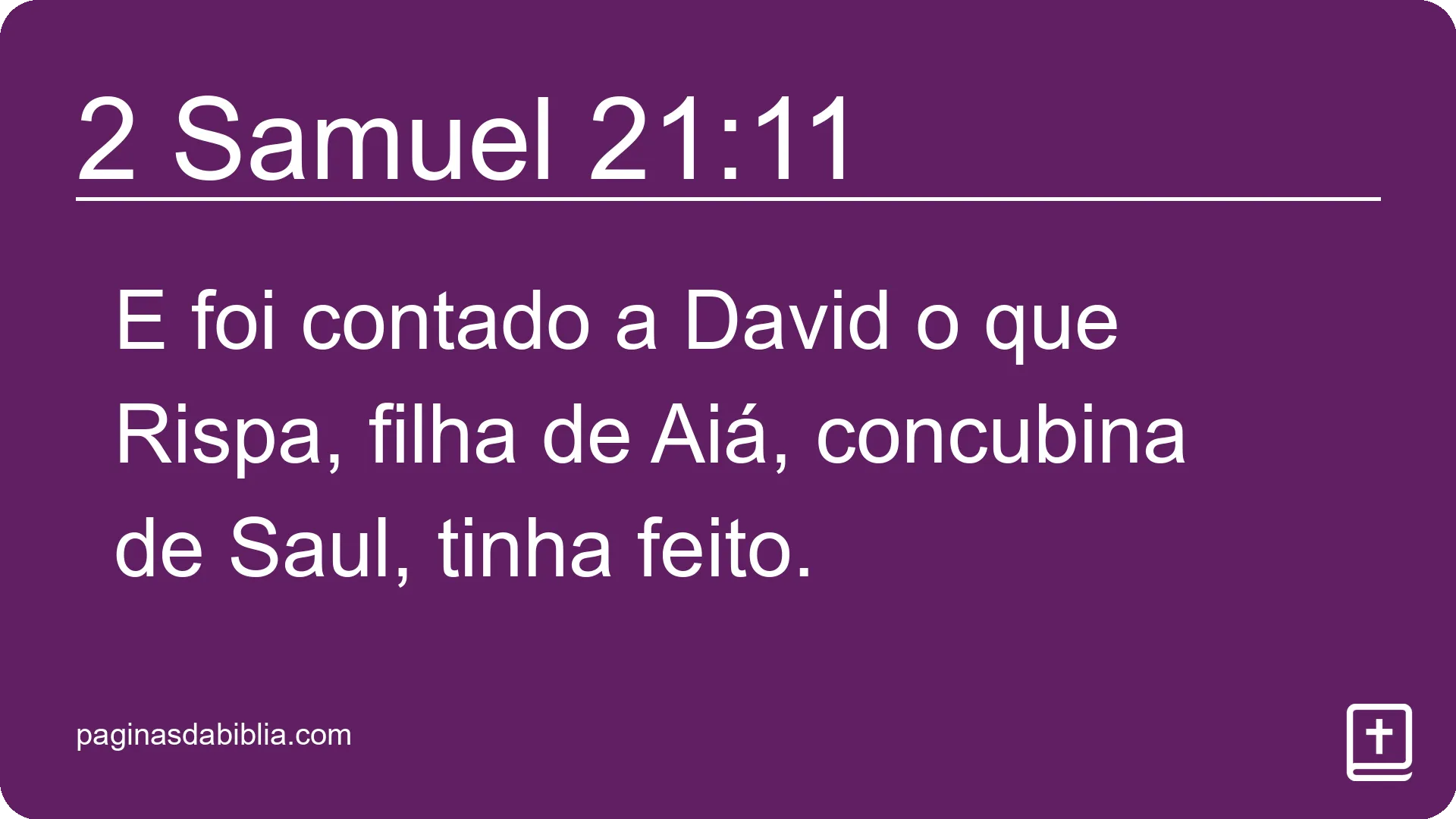 2 Samuel 21:11