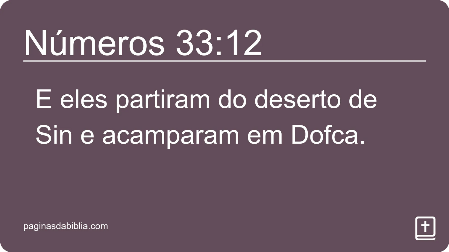 Números 33:12