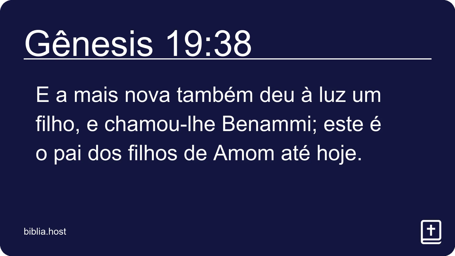 Gênesis 19:38