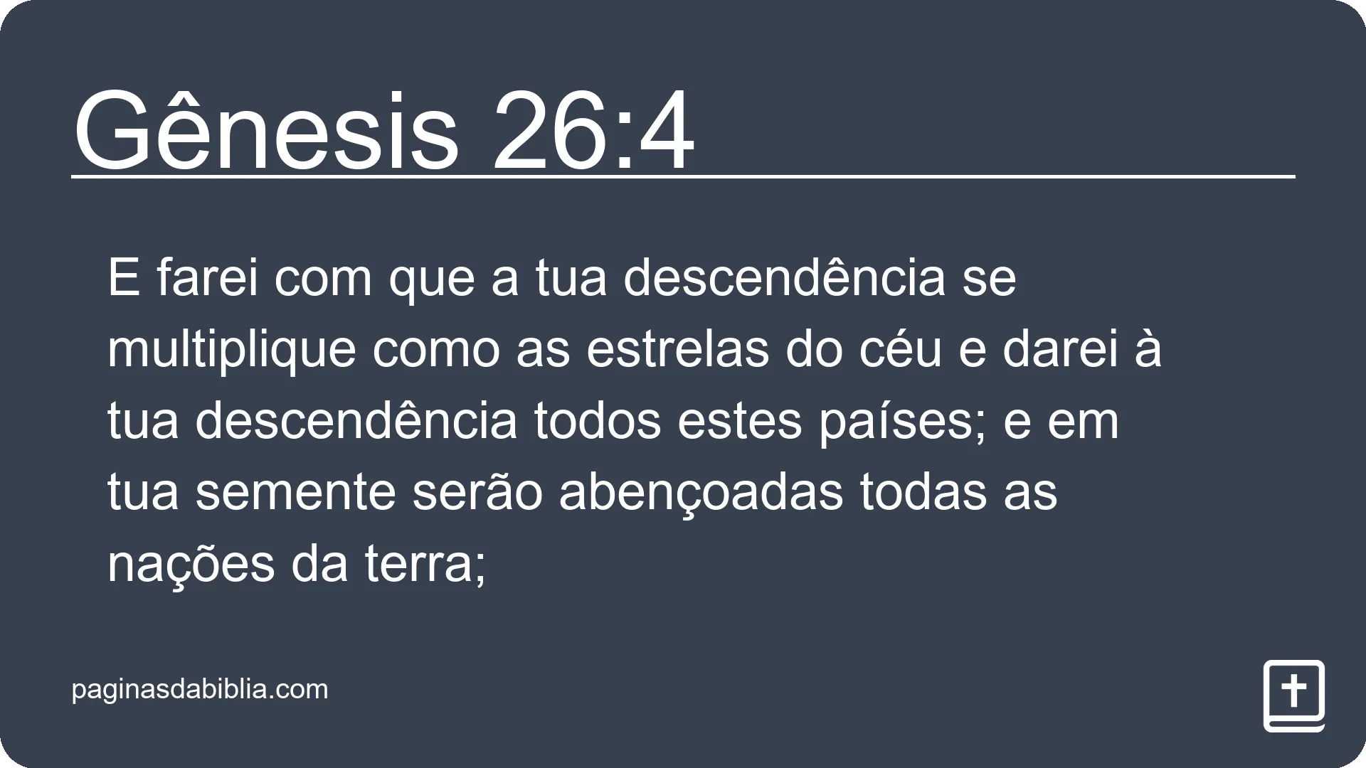 Gênesis 26:4