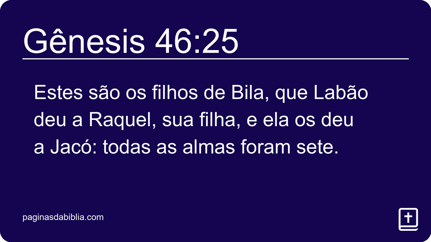 Gênesis 46:25