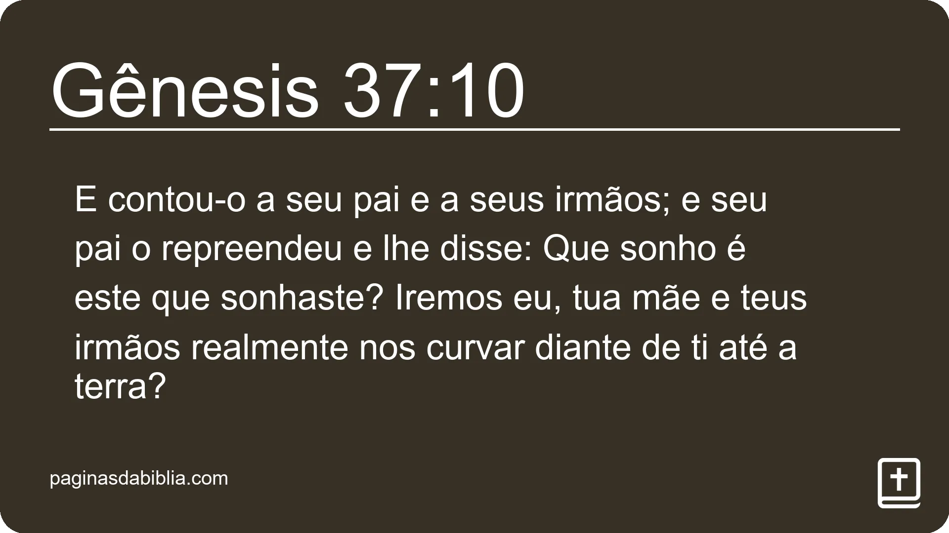 Gênesis 37:10