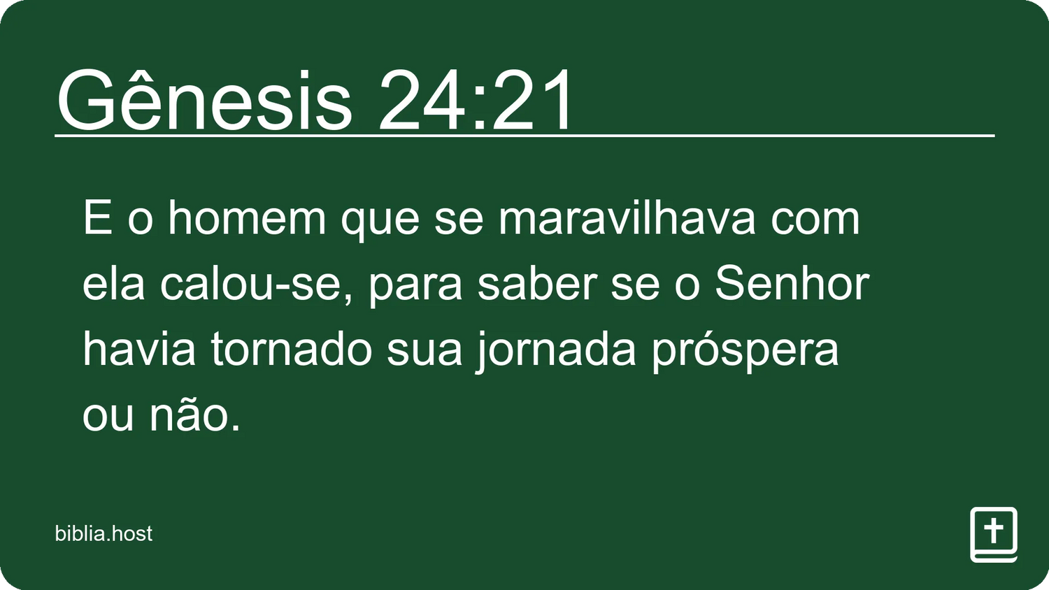 Gênesis 24:21