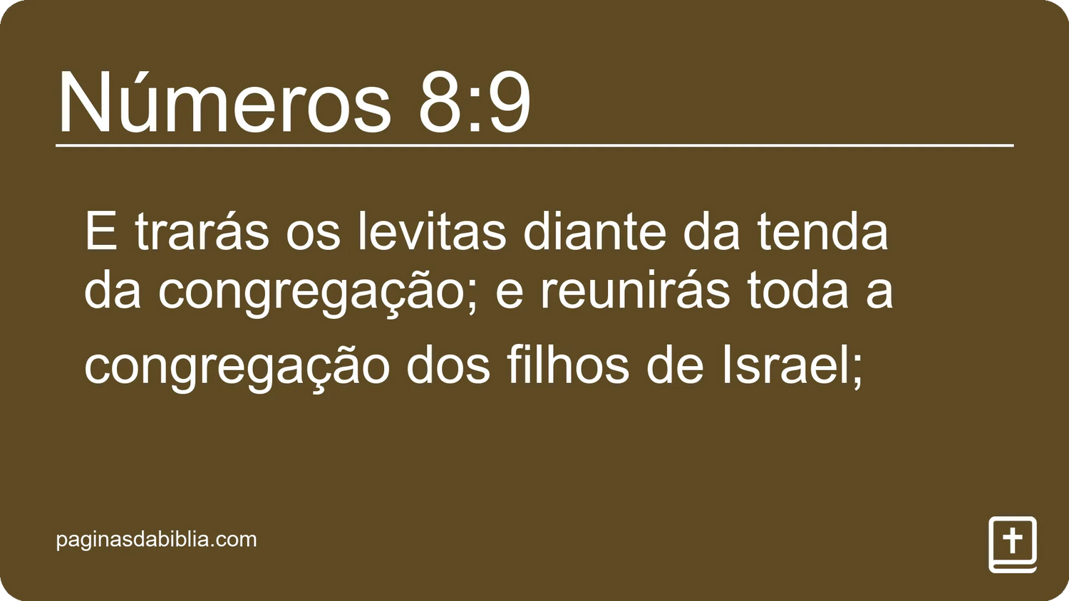 Números 8:9