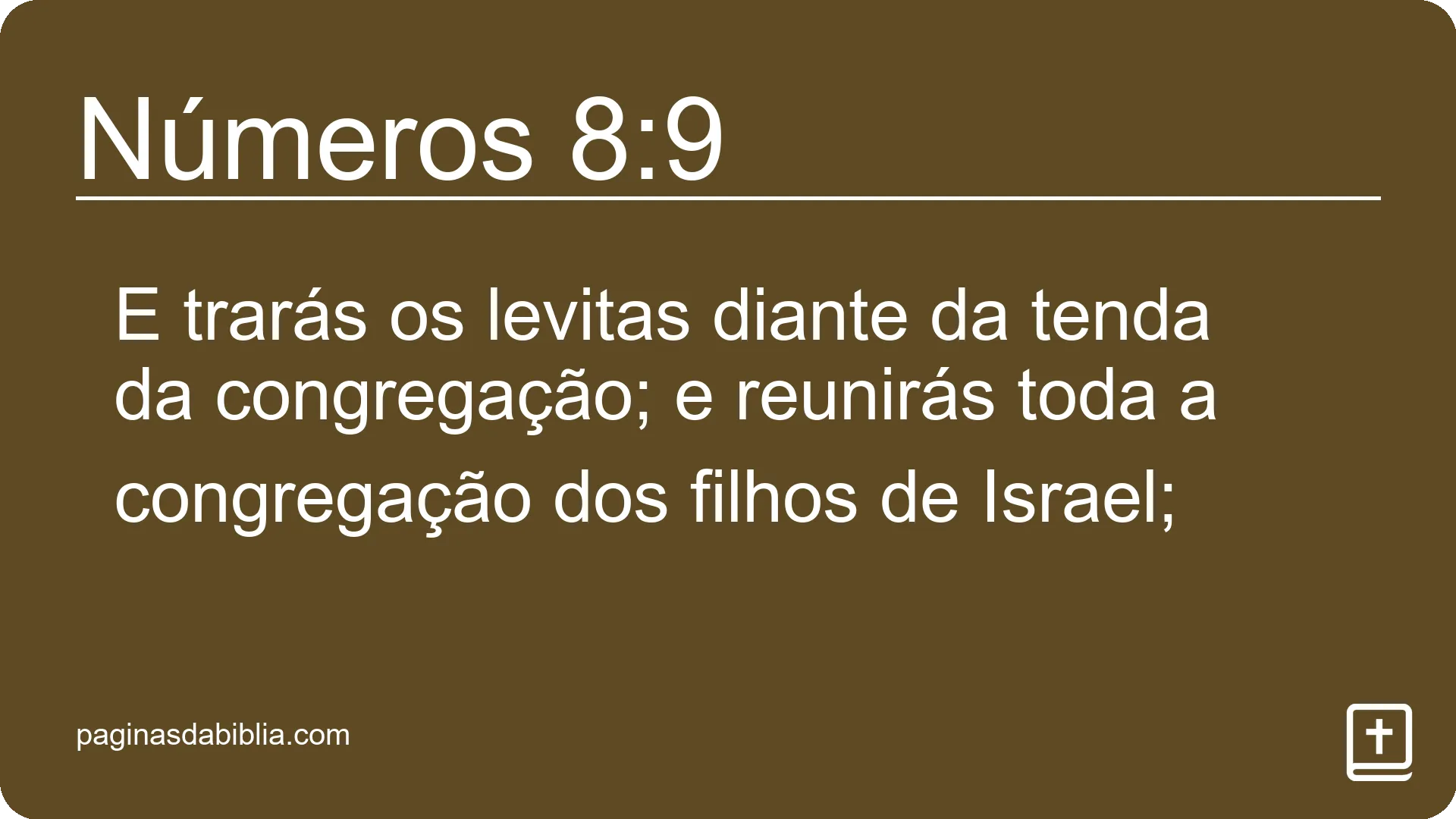 Números 8:9