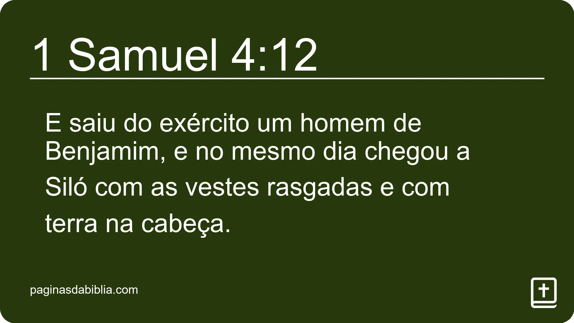 1 Samuel 4:12