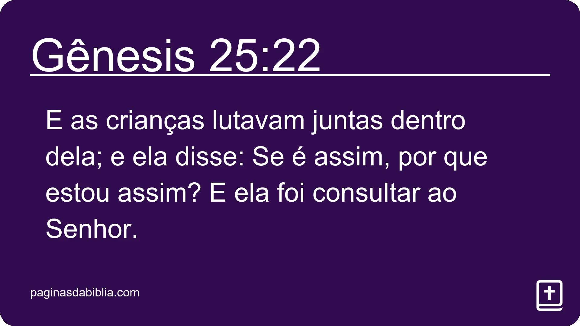 Gênesis 25:22