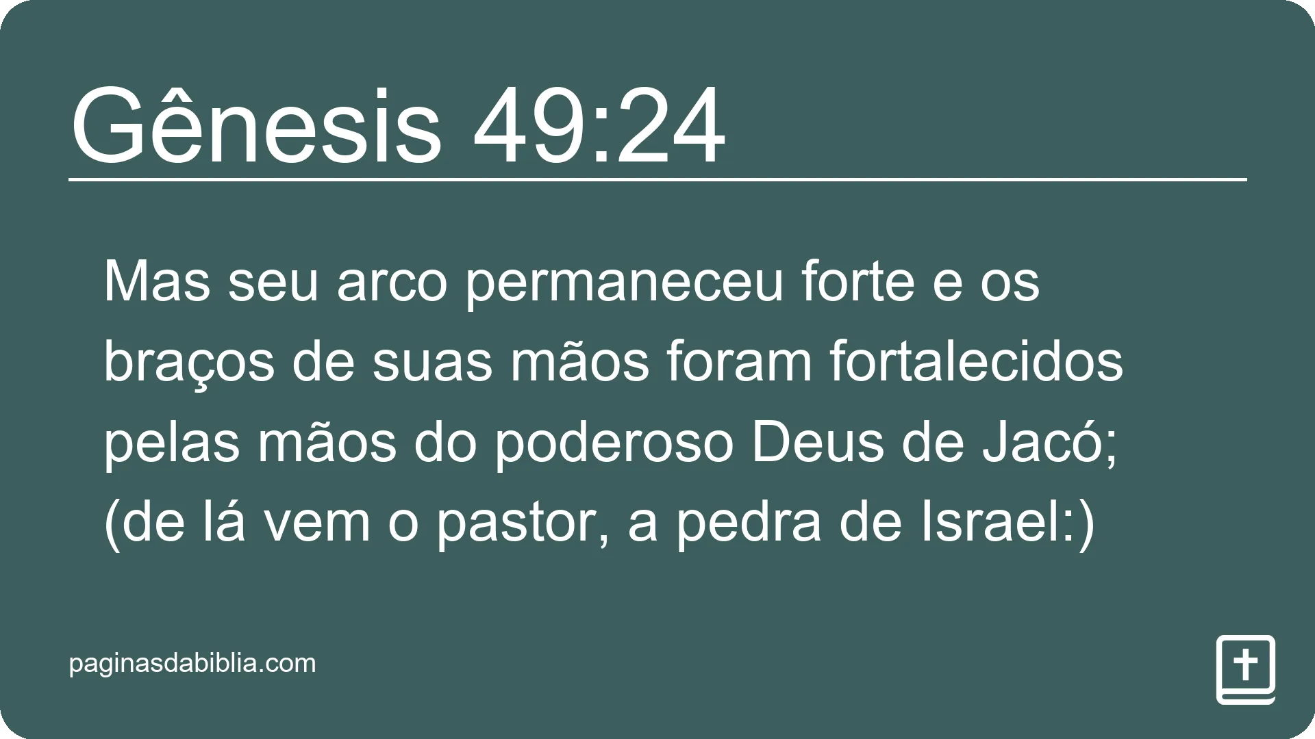 Gênesis 49:24