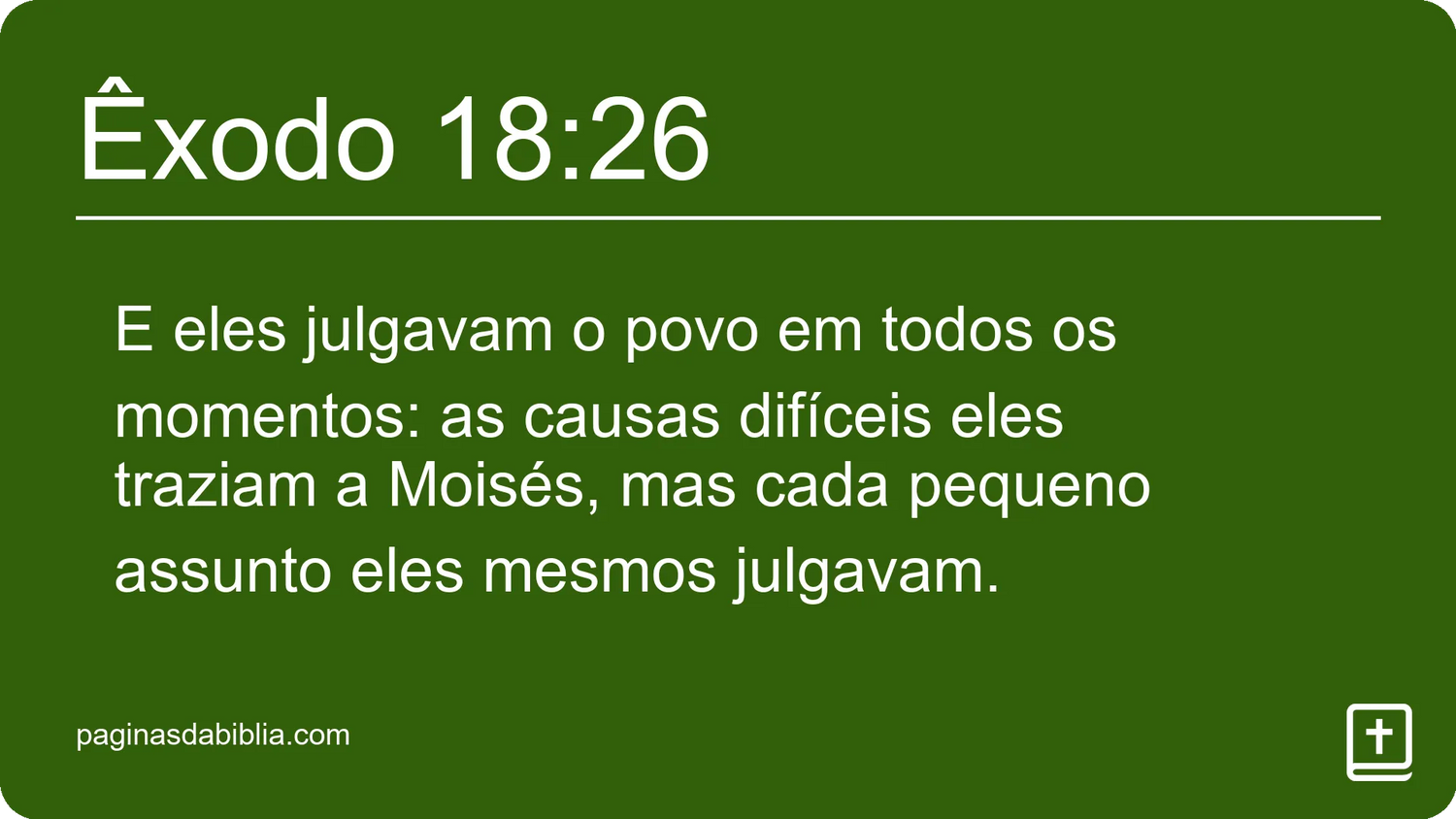 Êxodo 18:26