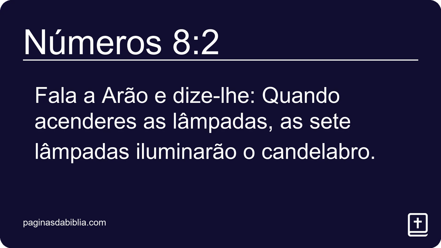 Números 8:2