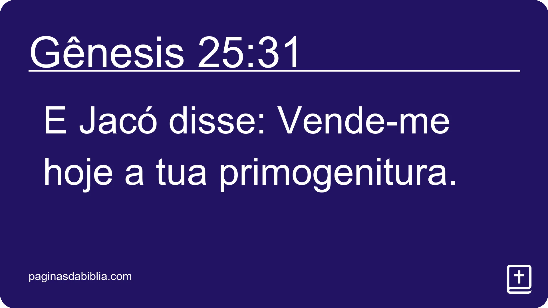 Gênesis 25:31