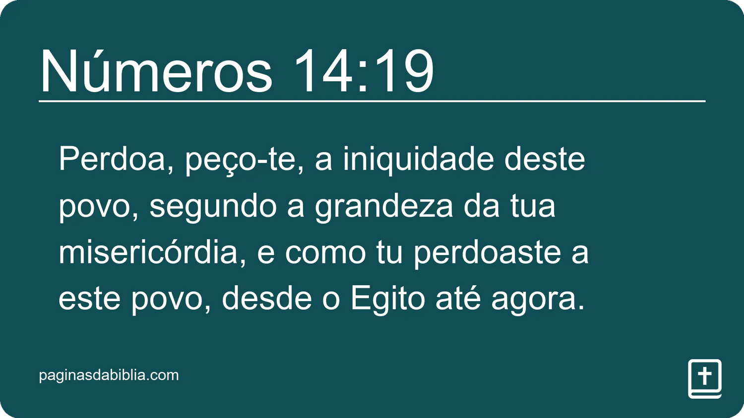 Números 14:19