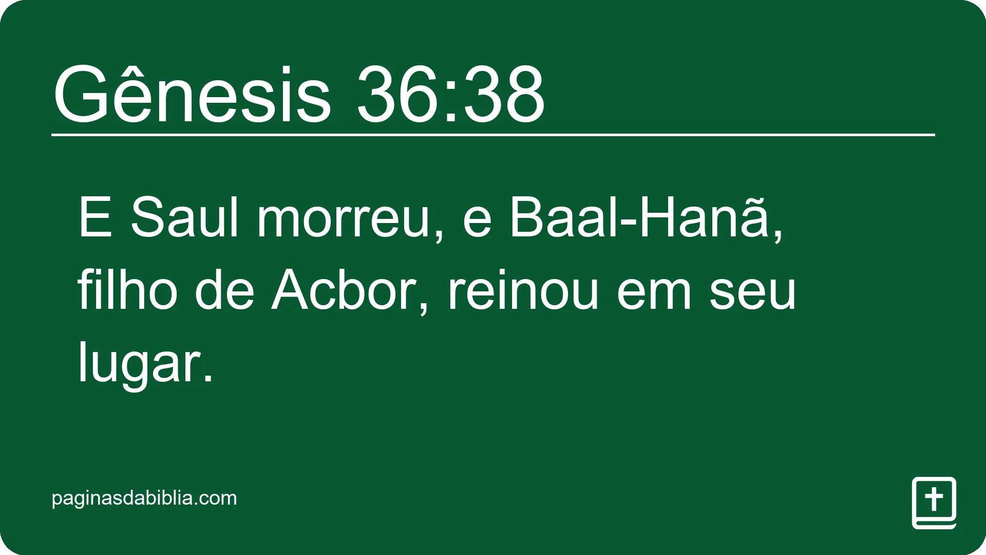 Gênesis 36:38