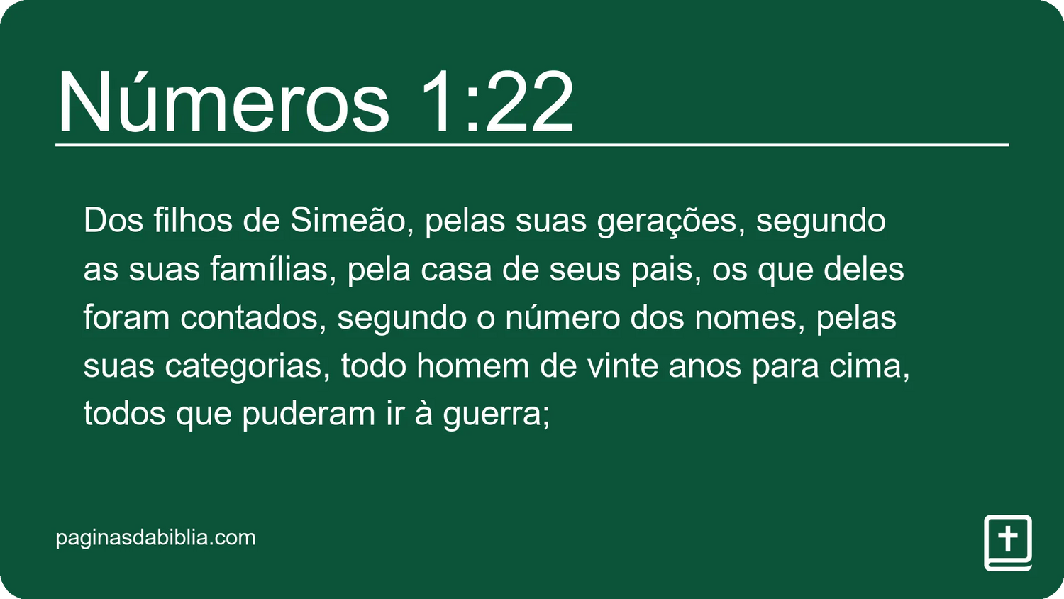 Números 1:22