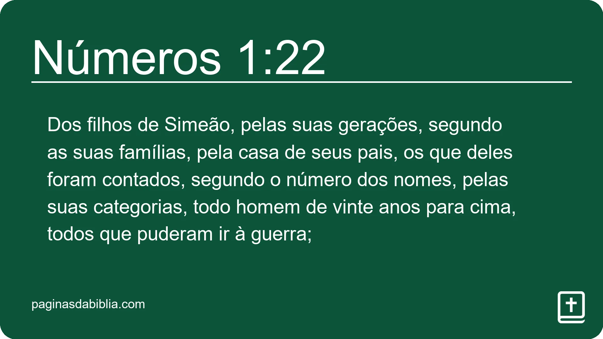 Números 1:22