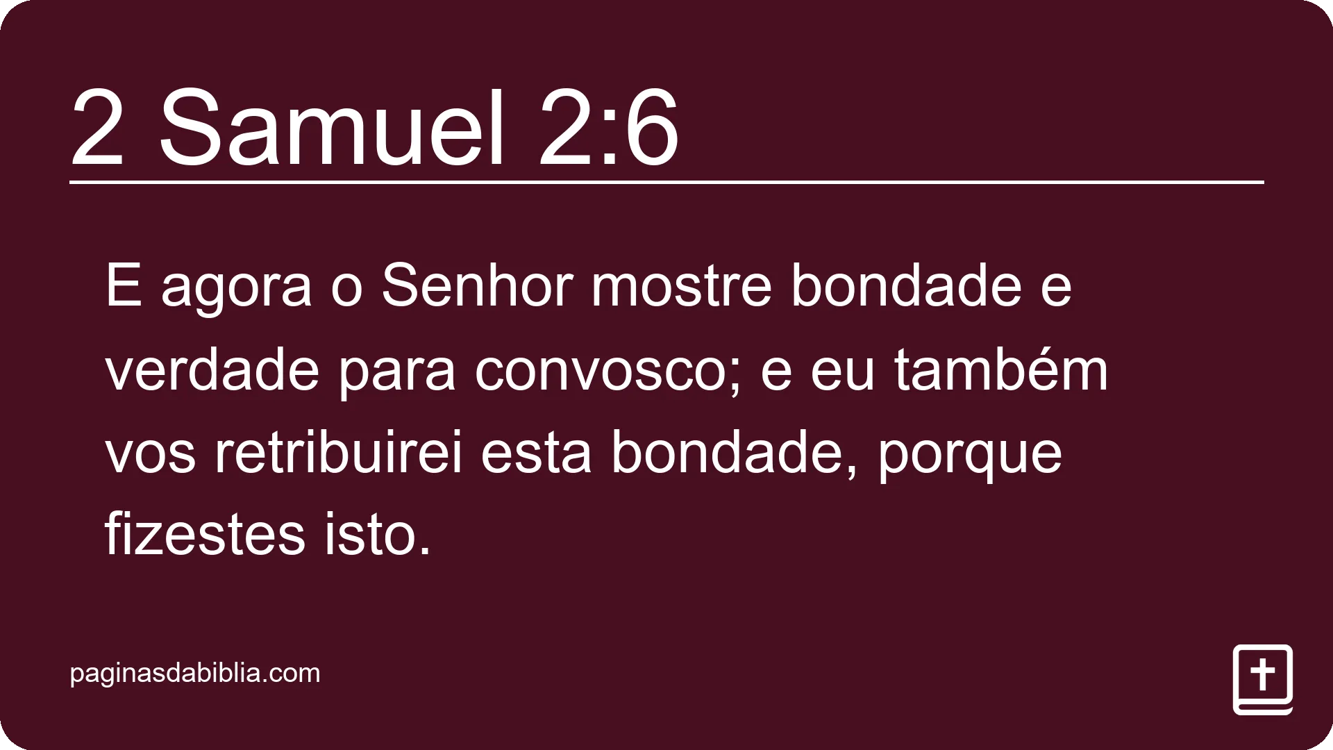 2 Samuel 2:6