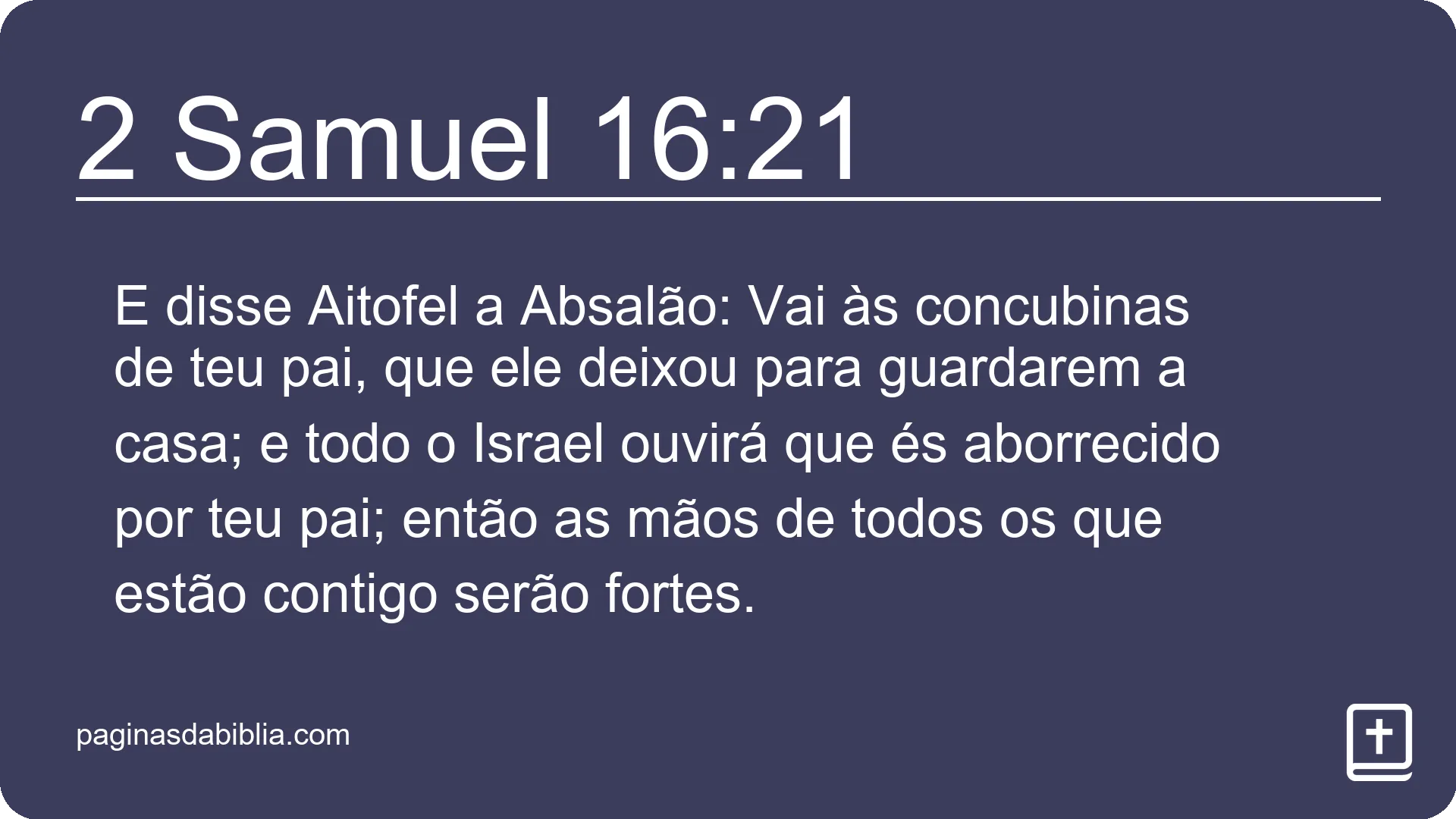 2 Samuel 16:21