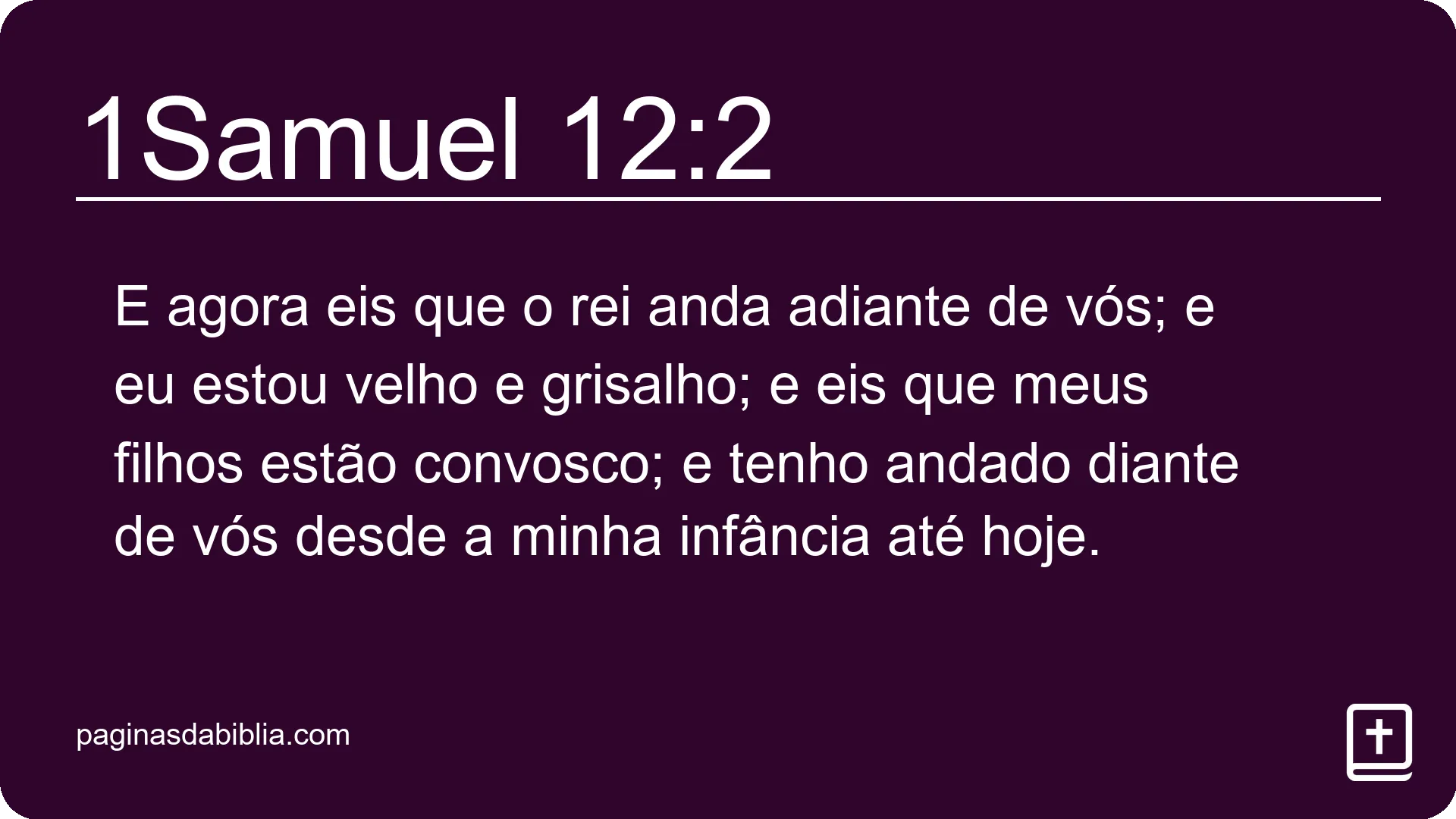 1Samuel 12:2