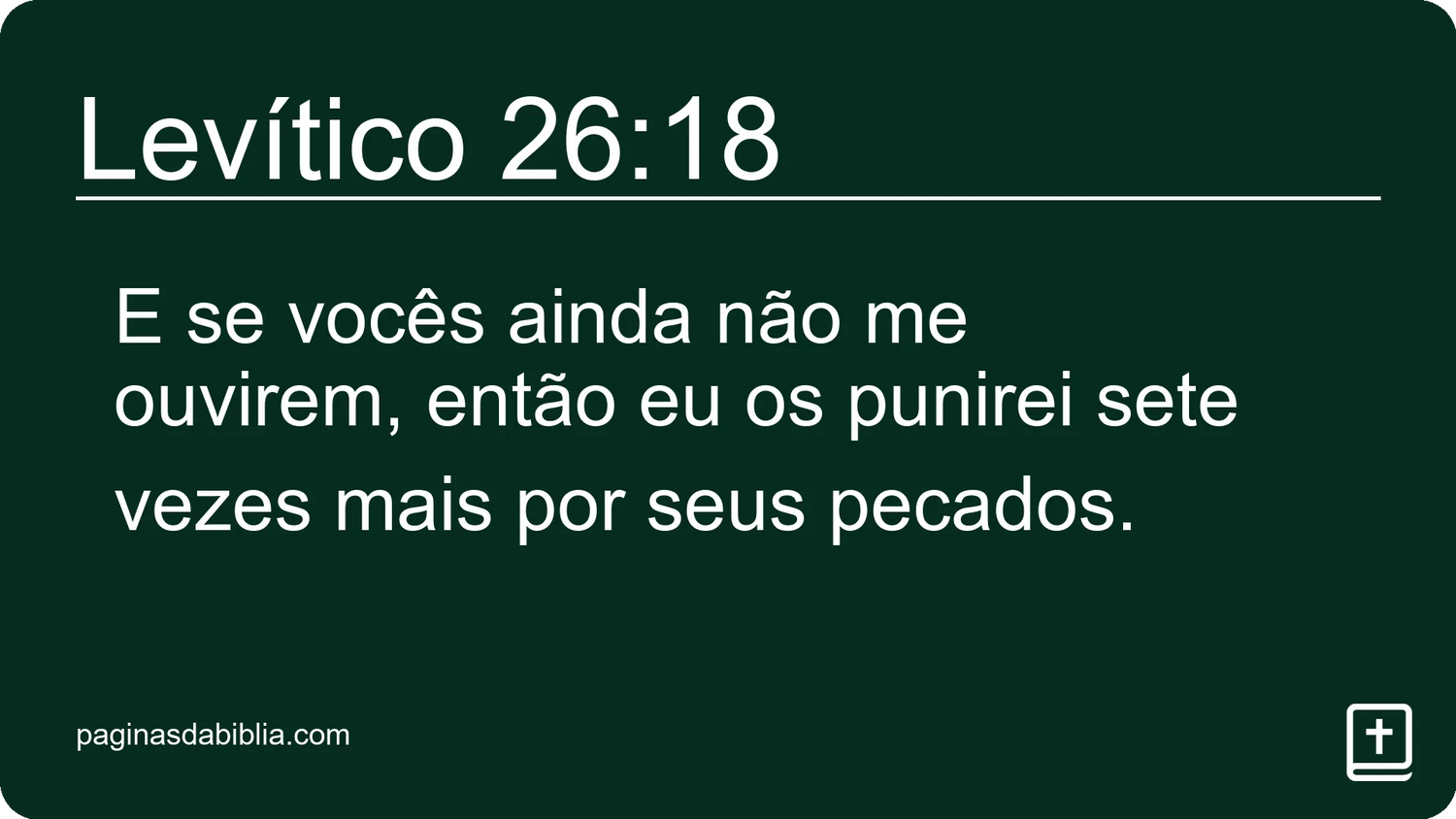 Levítico 26:18