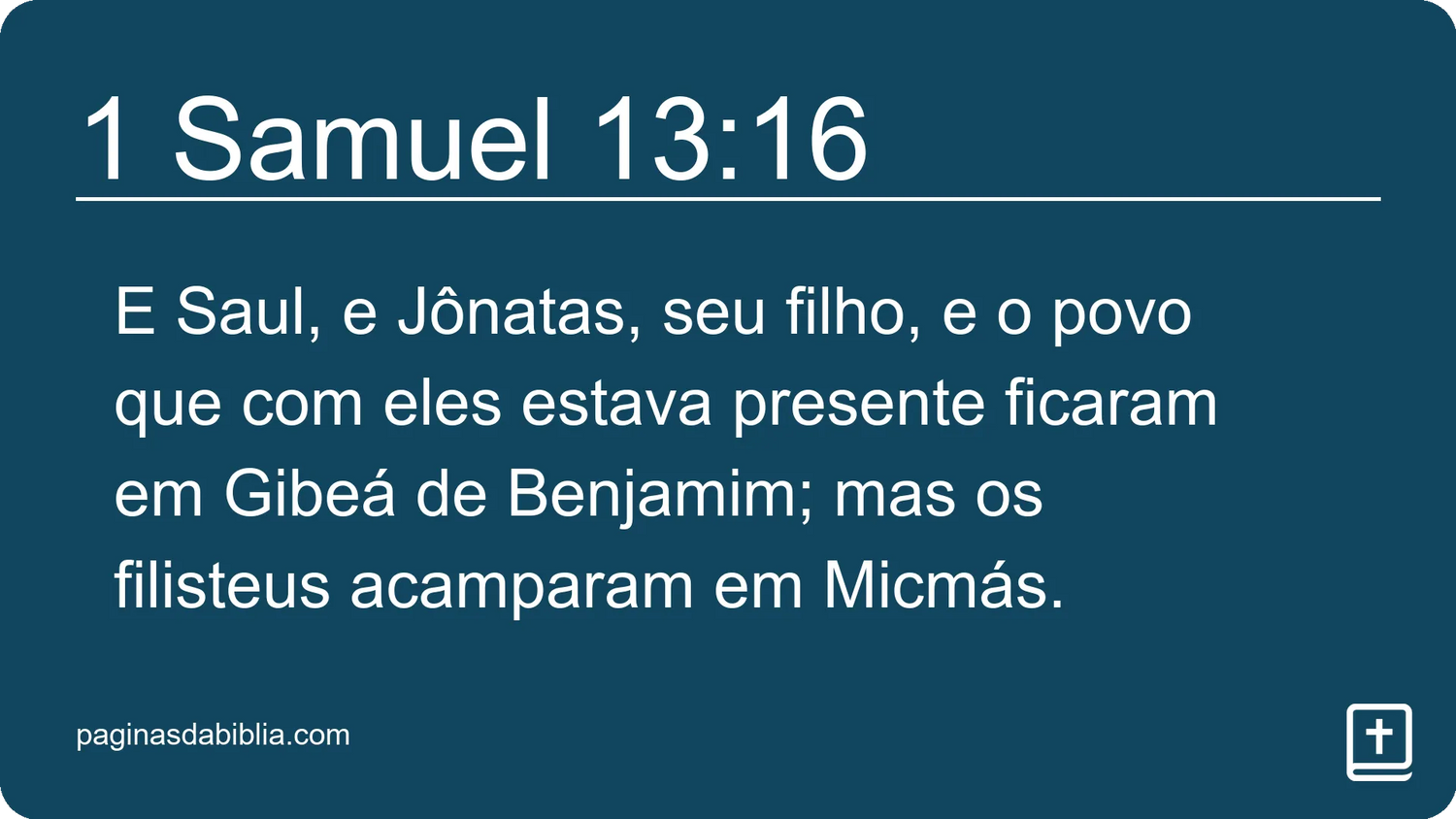 1 Samuel 13:16