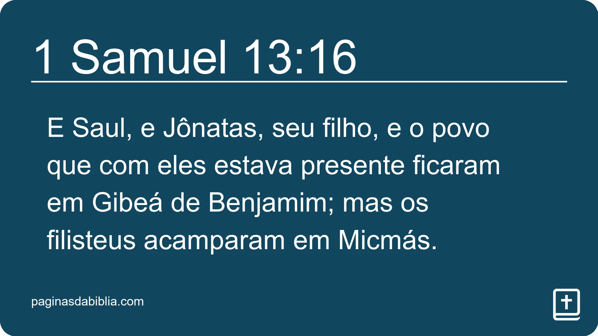 1 Samuel 13:16