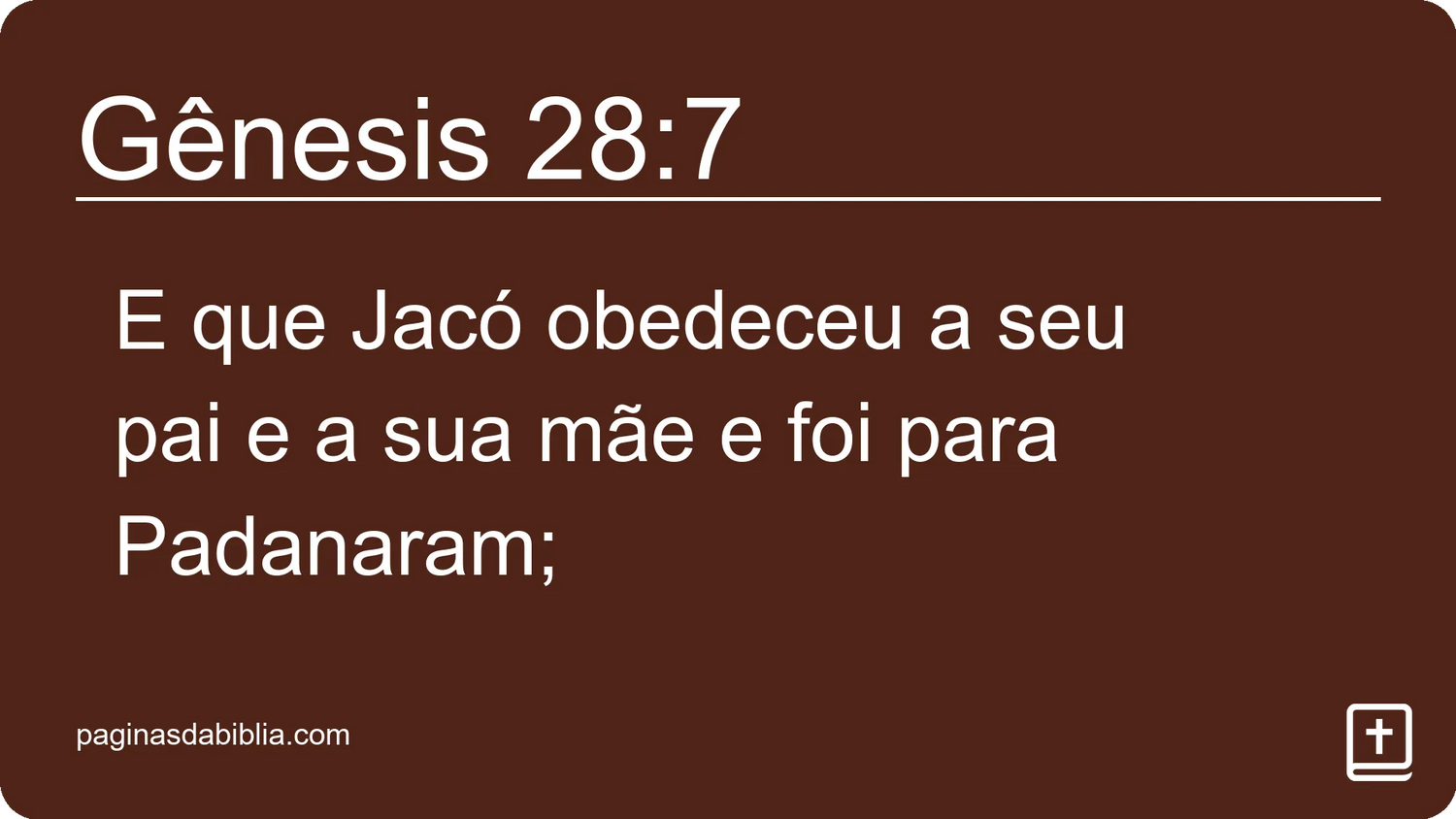 Gênesis 28:7