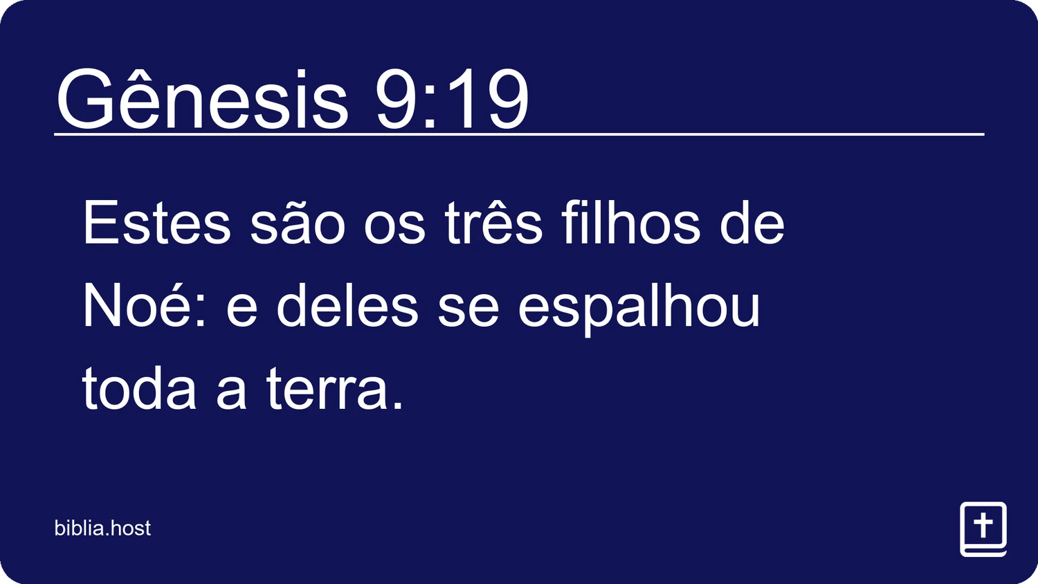 Gênesis 9:19