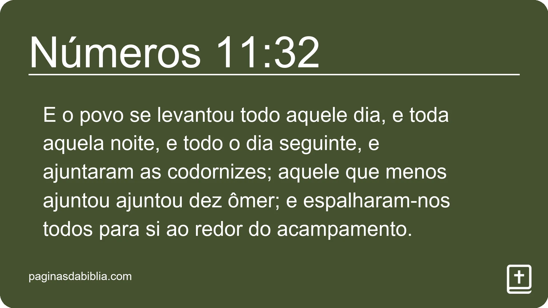 Números 11:32