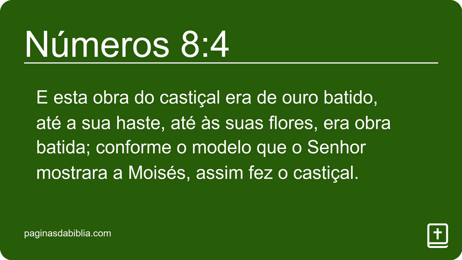 Números 8:4