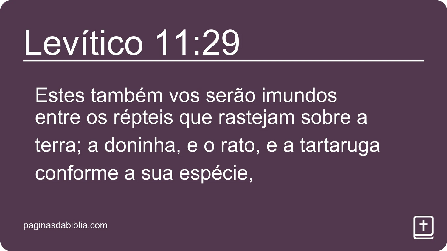 Levítico 11:29