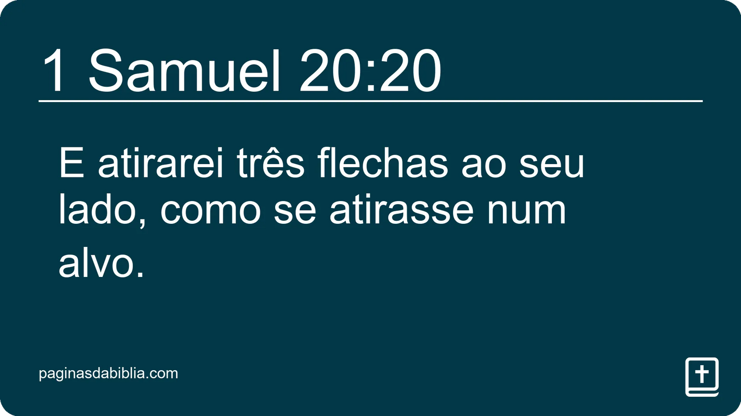 1 Samuel 20:20